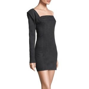 NWT HUDSON BAJA EAST CONTOUR ONE SHOULDER DRESS L